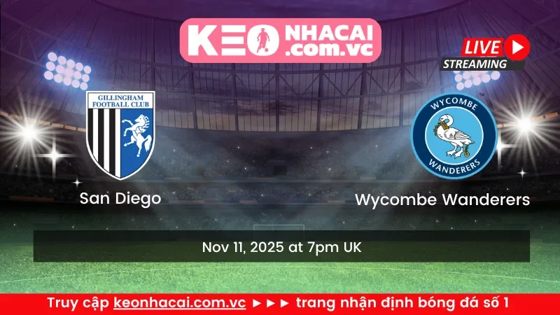 Gillingham vs Wycombe Wanderers